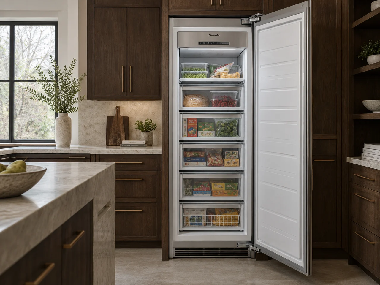 Illustration of a Thermador freezer