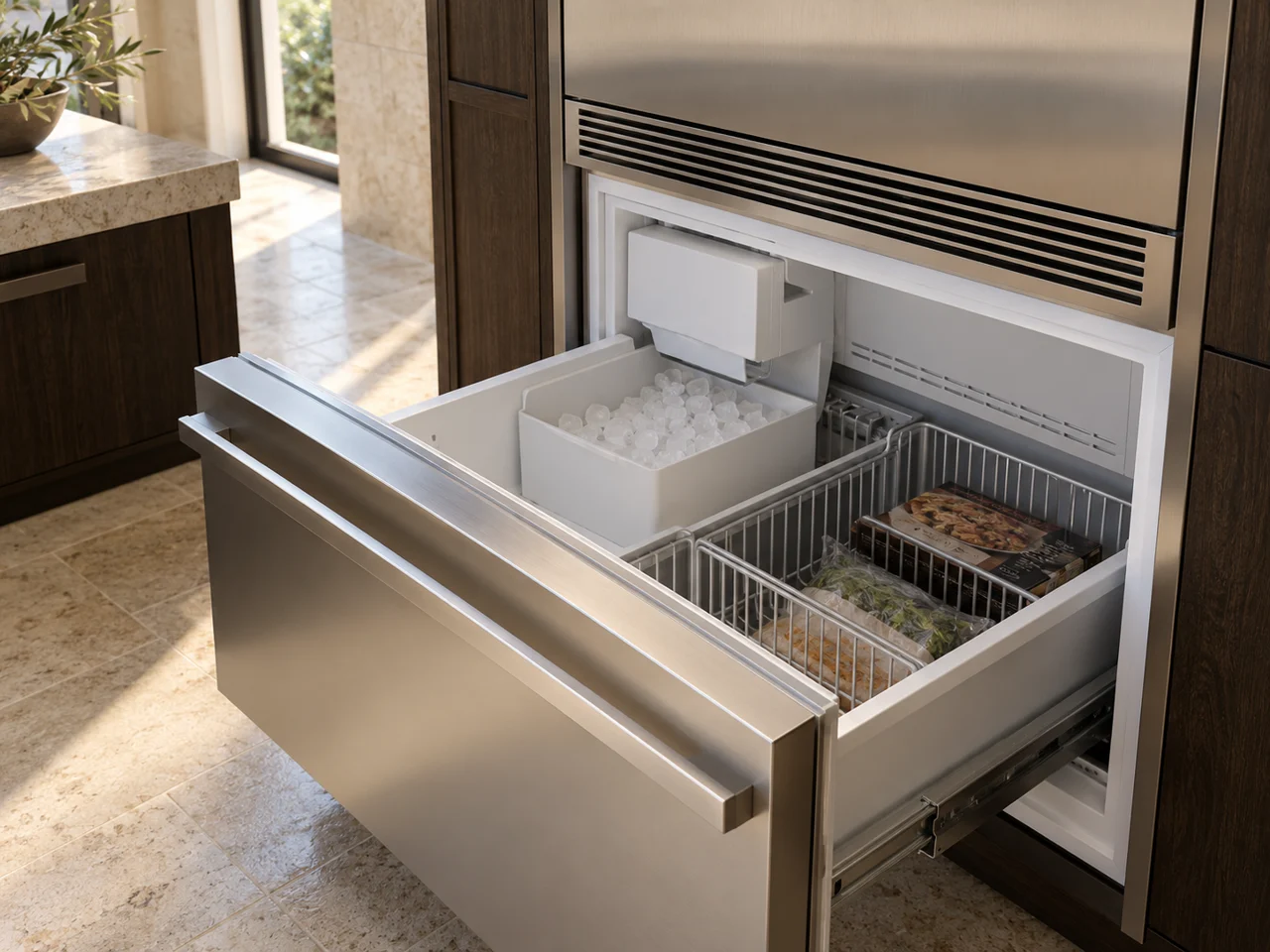 Illustration of Sub-Zero ice maker