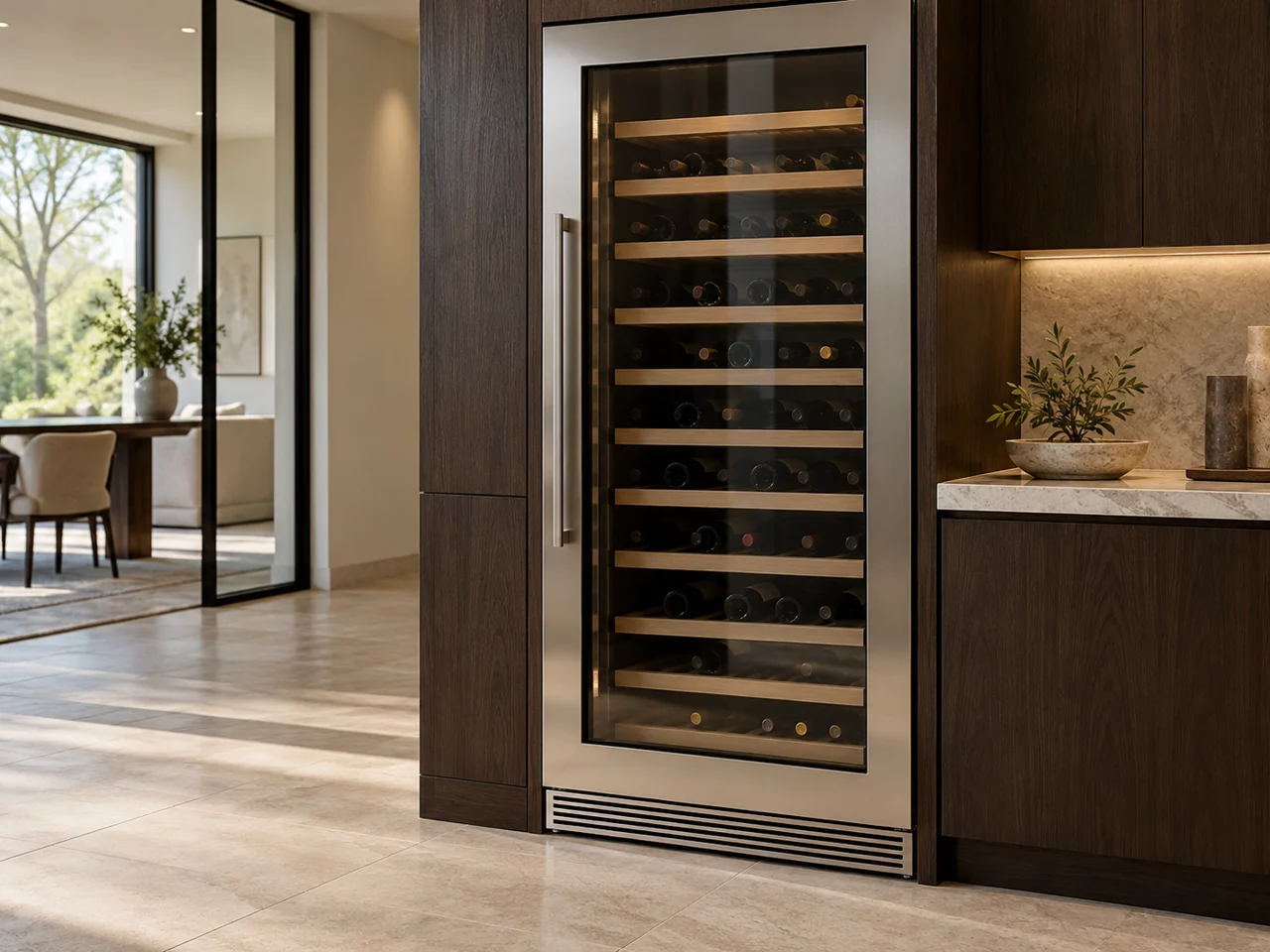 Illustration of Sub-Zero wine cooler