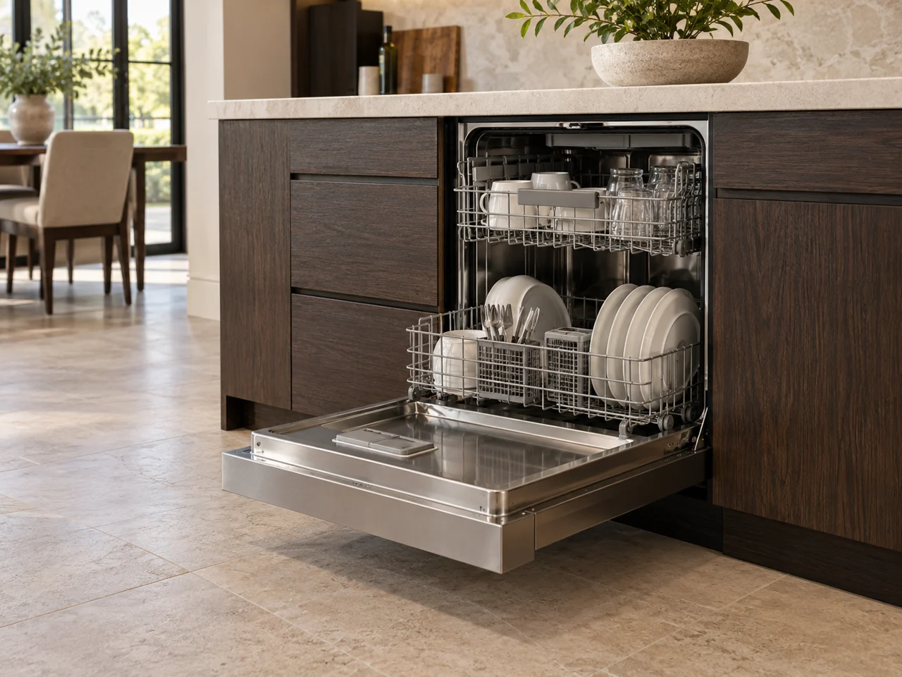 Illustration of Viking dishwasher