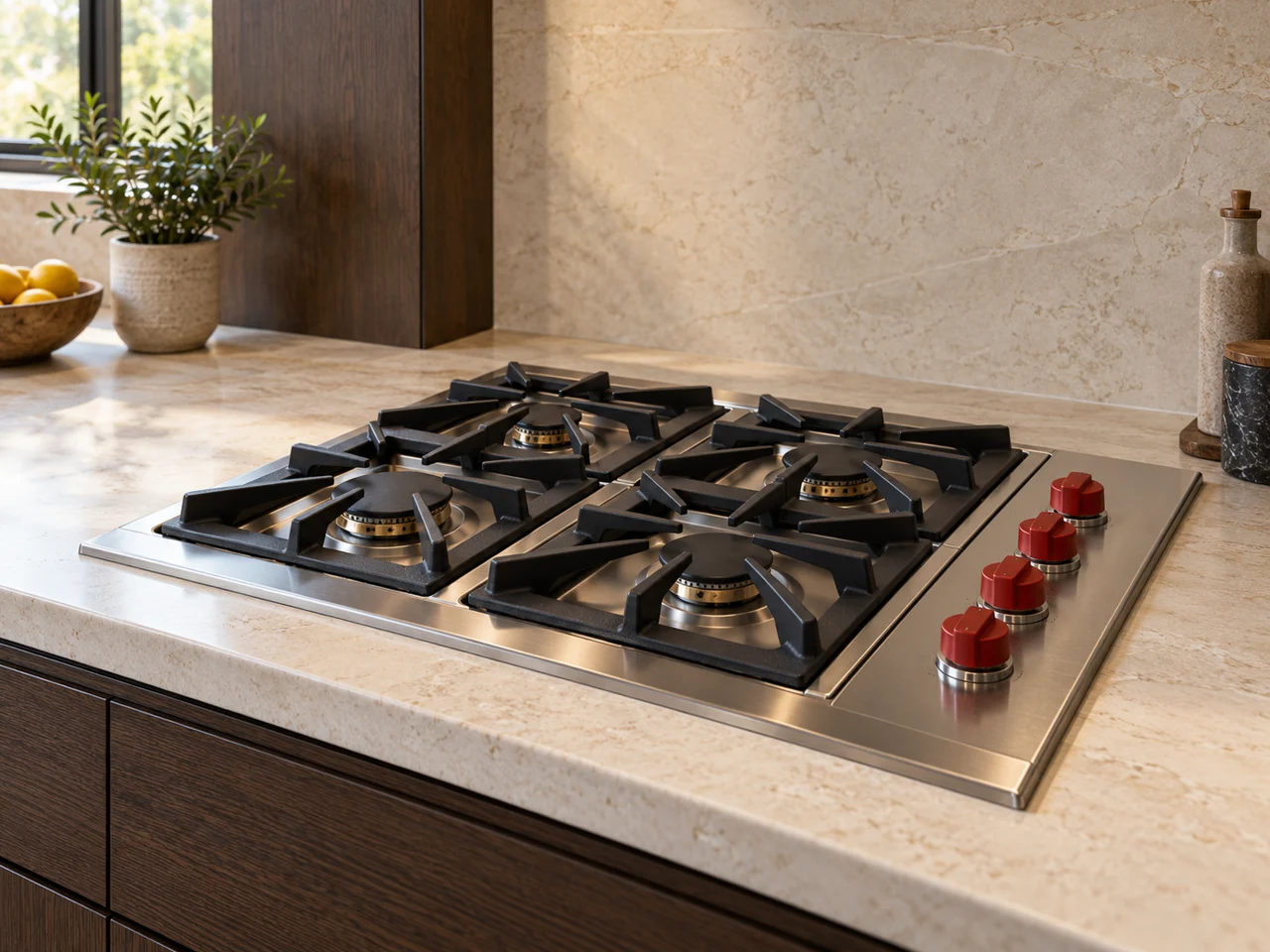 Illustration of Wolf cooktop